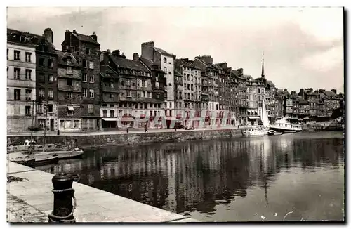 Moderne Karte Honfleur Quai Ste Catherine