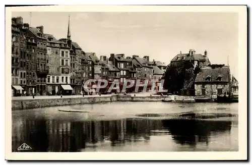 Moderne Karte Honfleur Quai Ste Catherine et la Lieutenance