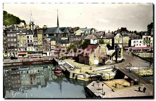 Cartes postales moderne Honfleur Quai Ste Catherine et Lieutenance