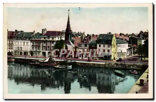 Moderne Karte Honfleur Quai Saint Etienne