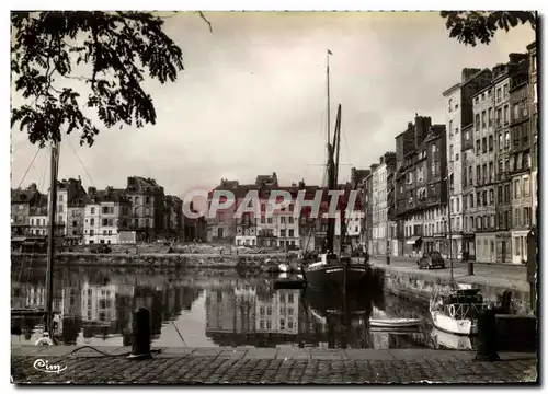 Moderne Karte Honfleur Quai Ste Catherine