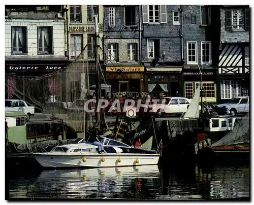 Moderne Karte Honfleur Le Quai Ste Catherine