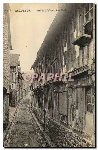 Ansichtskarte AK Honfleur Vieilles Maisons Rue Varin