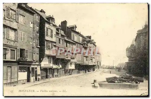 Ansichtskarte AK Honfleur Vieilles Maisons