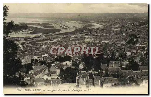 Cartes postales Honfleur Vue Generale Prise du Mont Joil