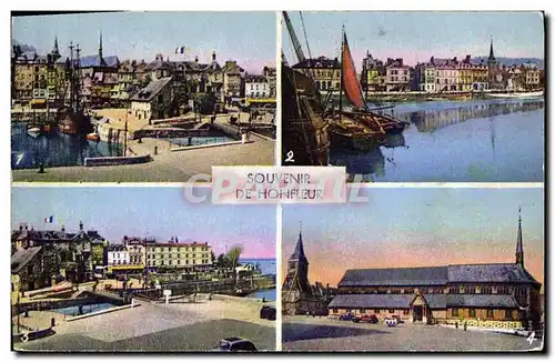 Cartes postales moderne Honfleur Eglise Sainte Catherine