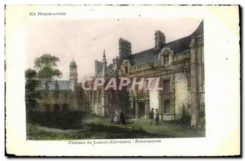 Ansichtskarte AK Chateau de Lasson Renaissance