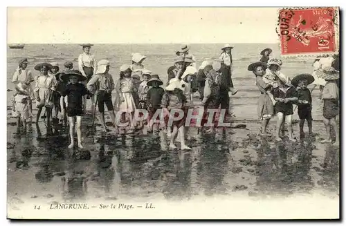 Cartes postales Langrune Sur La Plage Enfants