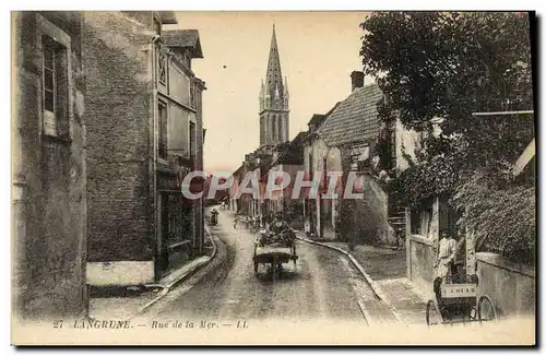 Cartes postales Langrune Rue de la Mer