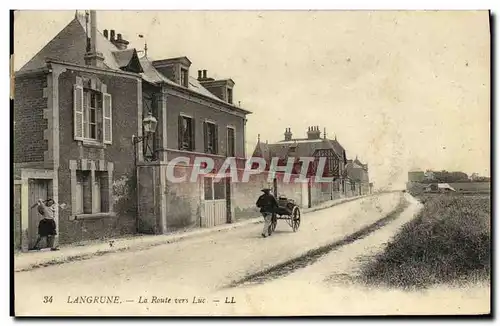 Cartes postales Langrune La Route Vers Luc