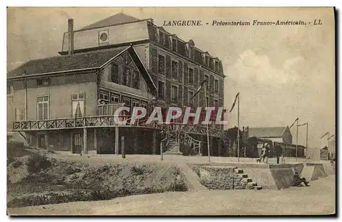 Cartes postales Langrune Preventorium Franco Americain