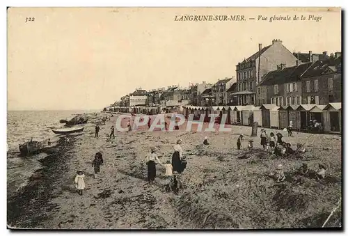 Cartes postales Langrune Sur Mer Vue Generale de la Plage