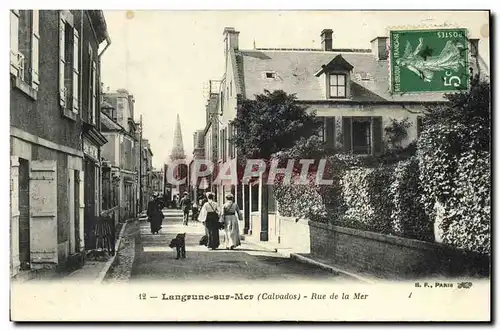 Cartes postales Langrune Sur Mer Rue de la Mer