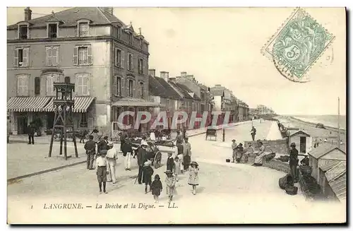 Cartes postales Langrune La Breche et la Digue