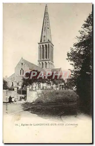 Cartes postales Langrune Sur Mer Eglise