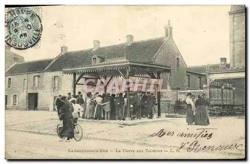 Ansichtskarte AK Langrune Sur Mer La Pierre Aux Poissons TOP