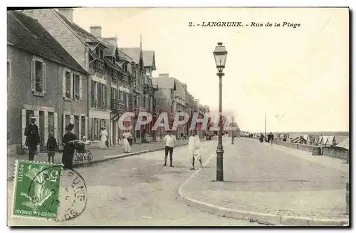 Cartes postales Langrune Rue de la Plage