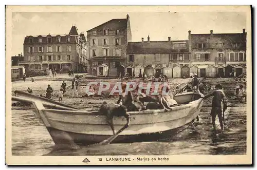 Cartes postales Langrune Marins en Herbe Enfants