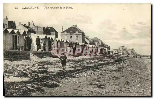 Cartes postales Langrune Vue Generale de la Plage