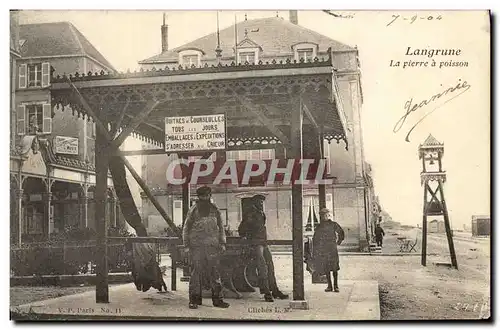 Cartes postales Langrune La Pierre a Poisson