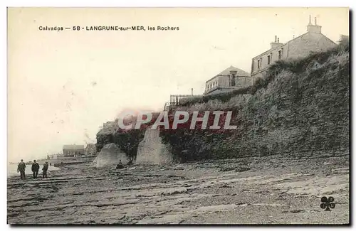 Cartes postales Langrune Sur Mer Les Rochers