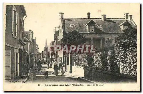 Cartes postales Langrune Sur Mer Rue de la Mer