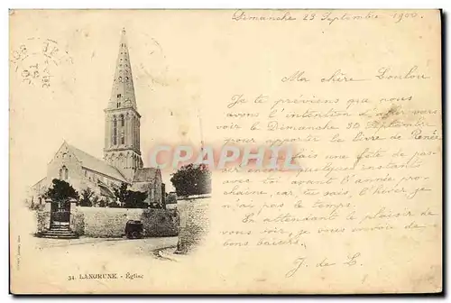 Cartes postales Langrune Eglise