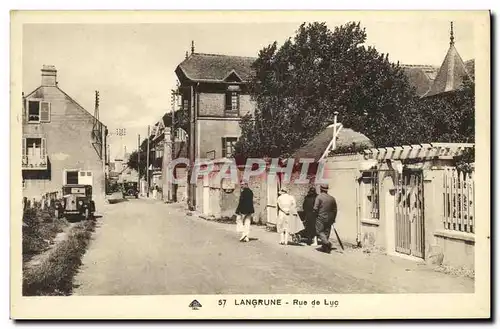 Cartes postales Langrune Rue du Luc