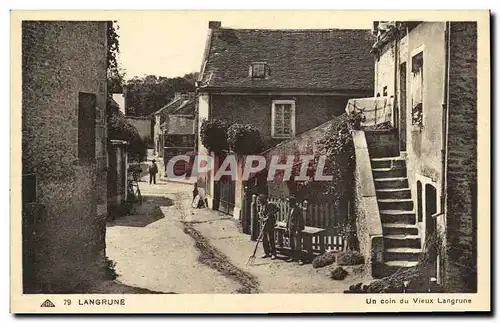 Cartes postales Langrune Un Coin du Vieux Langrune