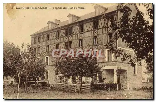 Cartes postales Langrune Sur Mer Facade du Clos Familial