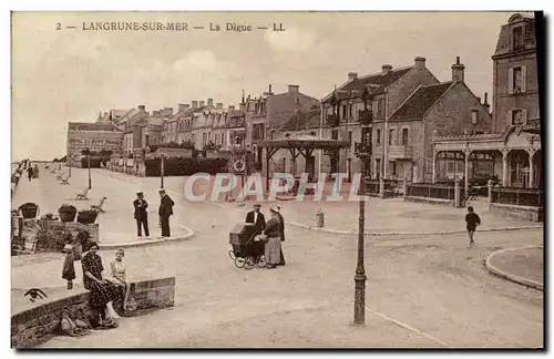 Cartes postales Langrune Sur Mer La Digue