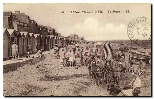 Cartes postales Langrune Sur Mer la Plage Enfants