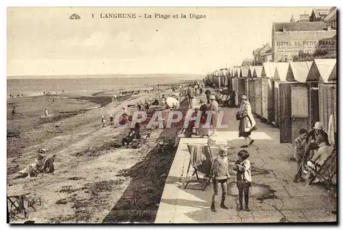 Cartes postales Langrune La Plage et la Digue