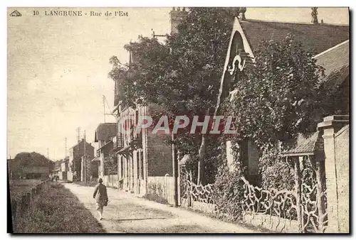 Cartes postales Langrune Rue de L Est