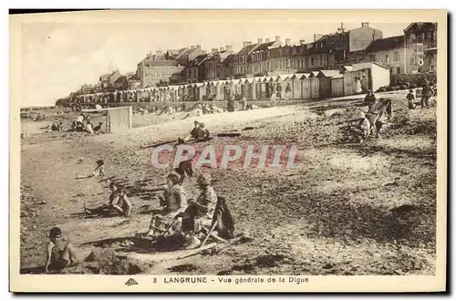 Cartes postales Langrune Vue Generale de la Digue