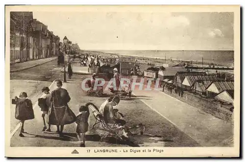 Cartes postales Langrune La Digue et la Plage