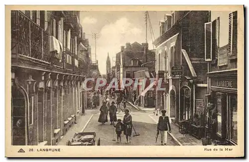 Cartes postales Langrune Rue de la Mer