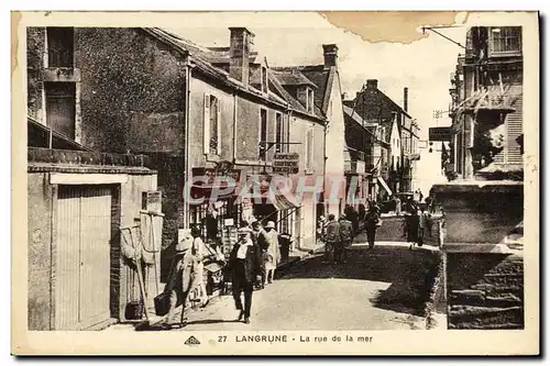 Cartes postales Langrune La Rue de la Mer