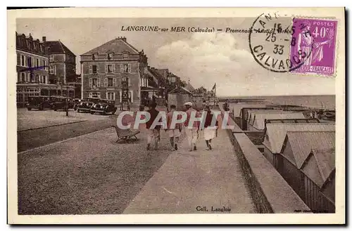Cartes postales Langrune Sur Mer Promenade Aristide Briand