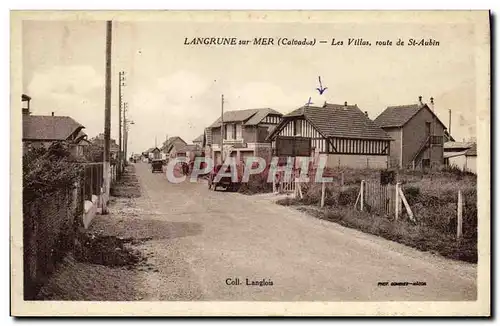 Cartes postales Langrune Sur Mer Les Villas Route de St Aubin