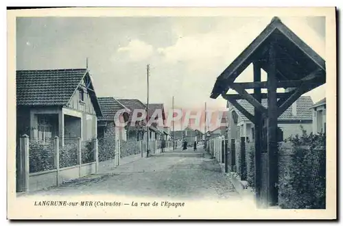 Cartes postales Langrune Sur Mer La Rue de L Epagne