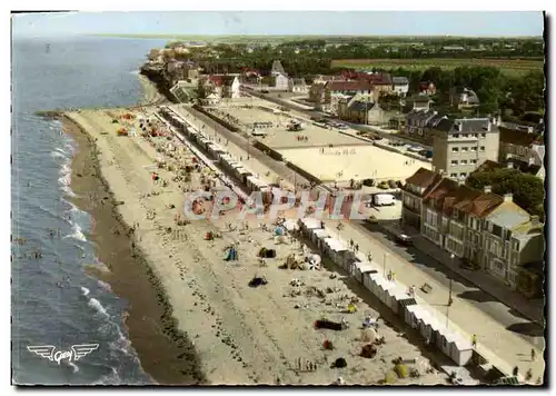 Moderne Karte Langrune Sur Mer La Place du 6 juin et la plage