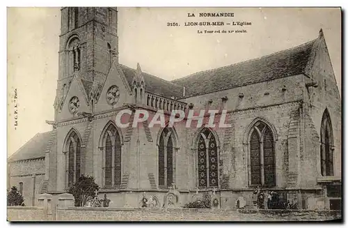 Cartes postales Lion Sur Mer l Eglise