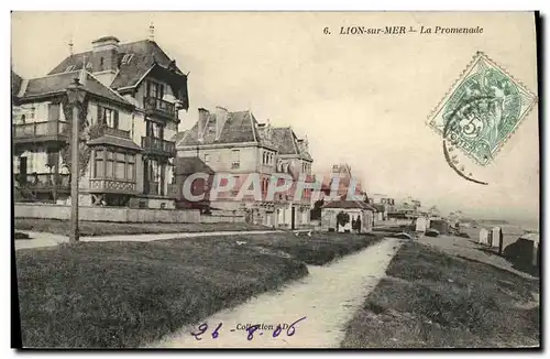 Cartes postales Lion Sur Mer la Promenade