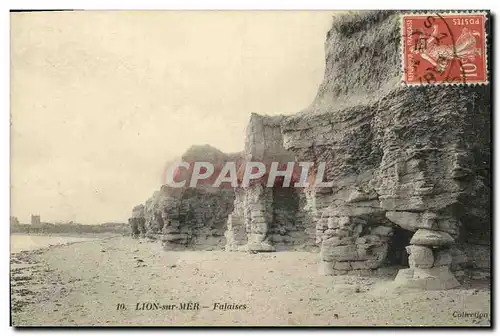 Cartes postales Lion Sur Mer Falaises