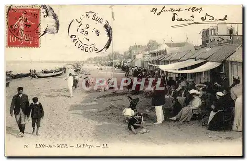 Cartes postales Lion Sur Mer La Plage