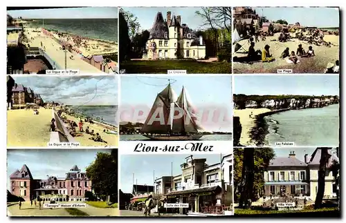 Cartes postales moderne Lion Sur Mer