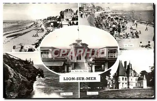 Cartes postales moderne Lion Sur Mer