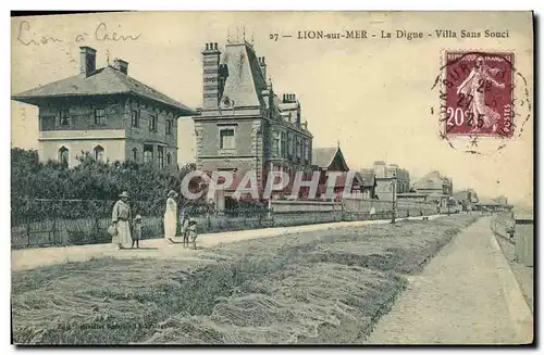 Cartes postales Lion Sur Mer La Digue Villa Sans Souci