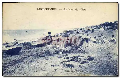 Cartes postales Lion Sur Mer Au Bord de L Eau